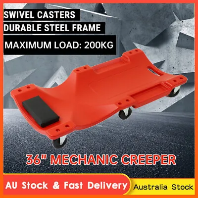 36in Creeper Garage Tool Mechanic Seat Stool Chair Workshop 200KG Capacity • $47.89