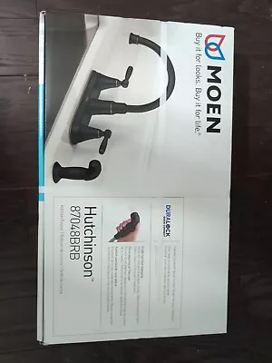 Moen Hutchinson Bronze 2-Handle High Arc Kitchen Faucet • $79.87