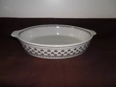 Adams Sharon Pattern Micratex Cookware Serving Dish With Handles 22.5 Cm Long • £19.99