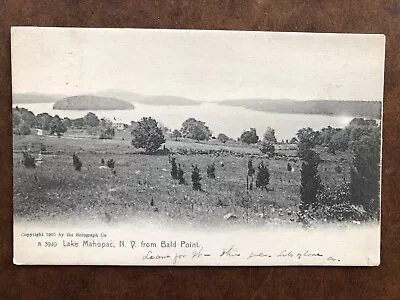 Lake Mahopac NY Bald Point Putnam Co Antique VTG Postcard Posted 1907 Brewster • $11.99