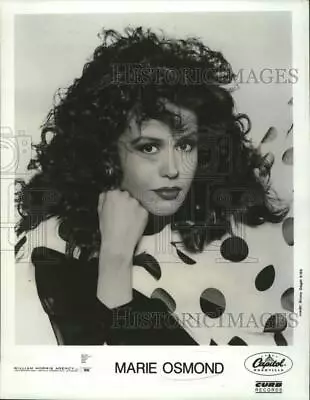 1989 Press Photo Marie Osmond Will Perform At The Washington Parish Free Fair. • $15.99