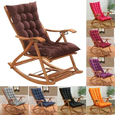 3  Thick Rocking Chair Cushion Soft Warm Sofa Chaise Swing Bench Pad With Ties • $16.98