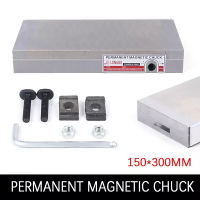6x12 Inch Fine Pole Magnetic Chuck Machining Workhold Permanent Tool 150*300m US • $129