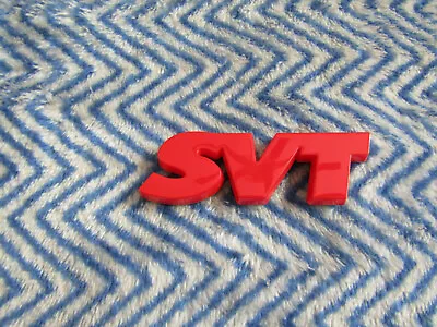 Ford Mustang Svt Cobra Lightning Svt F150 Focus Contour  Svt  Emblem Red • $9.99