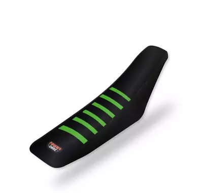 Powerzone Dirt Bike Seat Cover Pit Bike Universal Ribbed Seat Cover Black/Green • $54.99