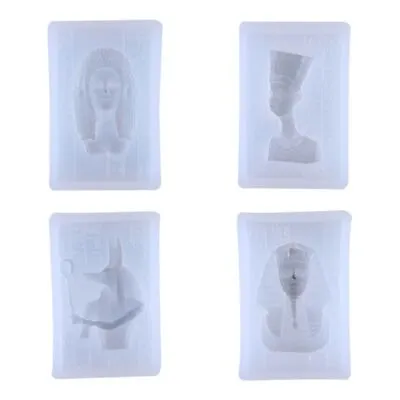 Egyptian Pharaoh For Head Silicone Mold For Creative Gifts For Children Adults T • £4.79