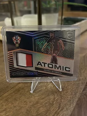 2021-22 Josko Gvardiol Atomic Material Obsidian Patch RC /50 Croatia Man City • £0.99