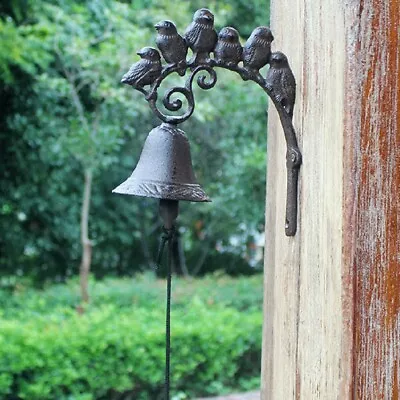 Vintage Style Cast Iron Hand Crafted Vintage Door Bell Hanging Entry Door Bell • $24.70