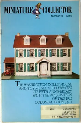 Miniature Collector #18 1980 Dollhouse Mini Small Scale DIY Craft Magazine Book • $6