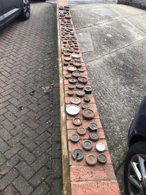 £65 • Buy Vintage Cast Iron Scale Weights Joblot