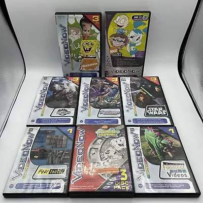 Lot Of 8 Video Now COLOR Discs W/ Cases Nickelodeon Star Wars Transformers • $69.87