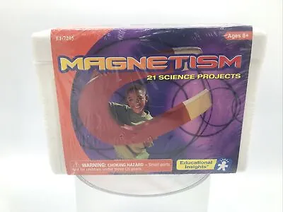 Vintage 2001 Educational Insights Magnetism 21 Science Projects Sealed Ages 8+ • $14.99