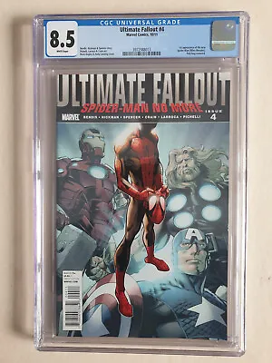 Ultimate Fallout 4 CGC 8.5 💥1st App Miles Morales Spiderman 1st Print 2011💥 • £349.99