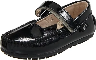 Umi Kids' Moraine B Uniform BLK Patent Leather Shoes US 8.5 US (EU 25) Toddler • $28.50