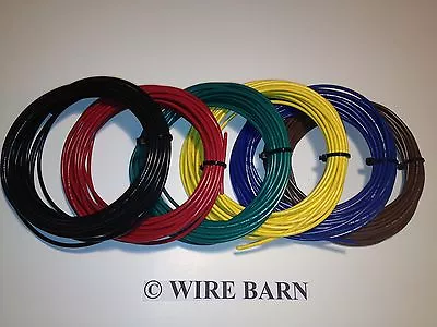 12 Awg Machine Tool Wire - Mtw - Six (6) Colors - 25' Each Color - Made Usa • $54.98