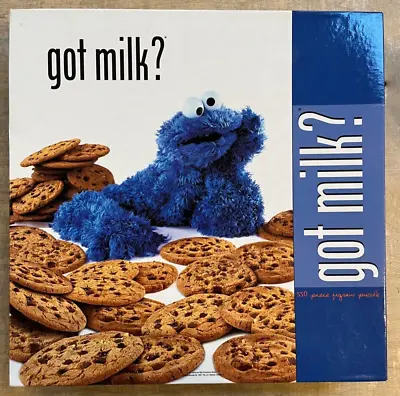 Cookie Monster “got Milk?” 550pc Jigsaw Puzzle Ceaco NEW IN BOX NEVER OPENED • $40