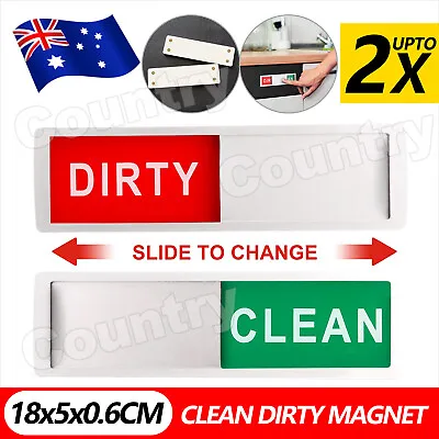 $6.45 • Buy Washing Dishwashers Indicator Works Dishwasher Magnet Clean Dirty Running Sign