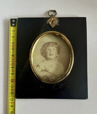 £0.99 • Buy Georgian Picture Frame Acorn Frame Vintage Antique Ebony Portrait Victorian Phot