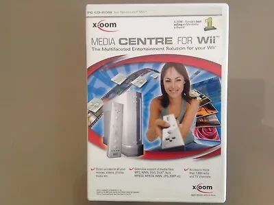 MEDIA CENTRE FOR Wii PC CD-ROM - GOOD CONDITION • £5.89