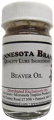 Beaver Oil (ground) - Caven's Minnesota Brand 1 Ounce Bottle Trapping Supplies • $14.99