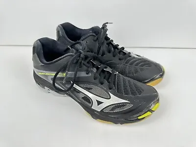 Mizuno Wave Lightning Z3 Volleyball Shoes - Women’s Size US 7  -  Black/Silver • $29.50