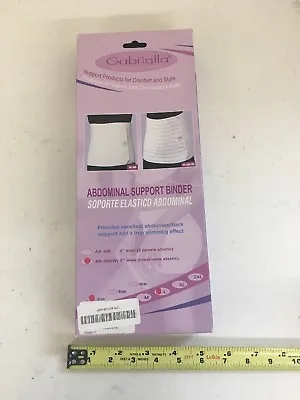 Gabrialla Breathable Abdominal Support Binder Elastic Belly Wrap.AB-309w L Black • $66.88