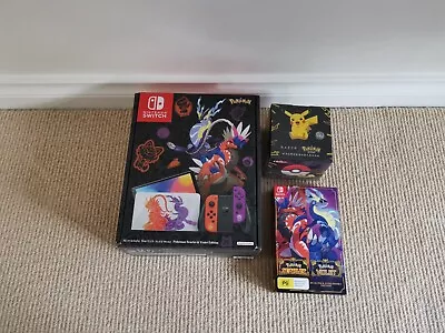 BRAND NEW Nintendo Switch OLED Model Pokemon Edition Console Bundle • $1150