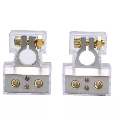 .* Positive Negative Battery Terminals Connector 0/4/8/10 Gauge Terminal Clamp • $39.09