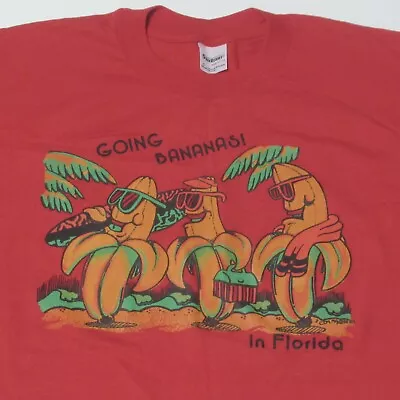 Vintage 80s Going Bananas In Florida T-Shirt Single Stitch Souvenir Tourist XL • $20