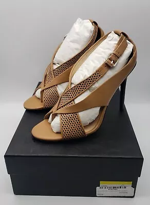 L.A.M.B. BY GWEN STEFANI Beverlee Brown Women's Stiletto Sandal Shoe Size 9 • $89.99