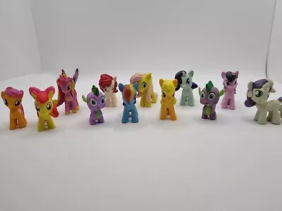 My Little Pony Mini Figures Set Of 12 Collectable Figures 1.5  Tall VGC • £13.99