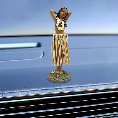 Dancing Girl Dancer Vintage Style Ornament Mini Hawaiian Dashboard Doll • £11.64