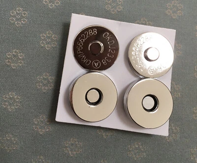 £4 • Buy 18mm Magnetic Snaps Purse Fasteners Bag Making Hardware Bag Closure Clasp Stud