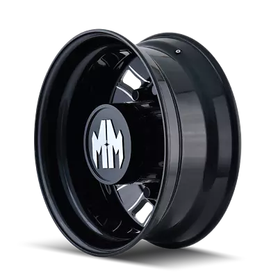 1 New 24.5x8.25 Mayhem Bigrig Black-Milled Wheel/Rim 10x285.75 8180-245810BMR • $254.08