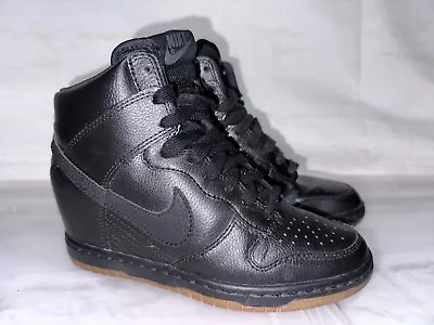 NIKE Dunk Sky Hi Essential Wedge Sneakers Size US 5 #27749 • $130