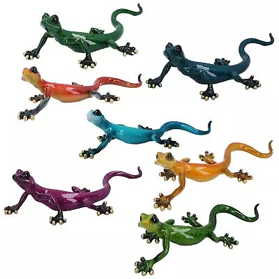 £44.50 • Buy Gecko Lizard Resin Wall Shed Fence Sculpture Decor Statue Ornament House