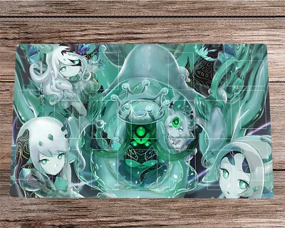 YuGiOh Playmat Icejade TCG CCG Mat Trading Card Game Mat Board Game Pad Free Bag • $32.33