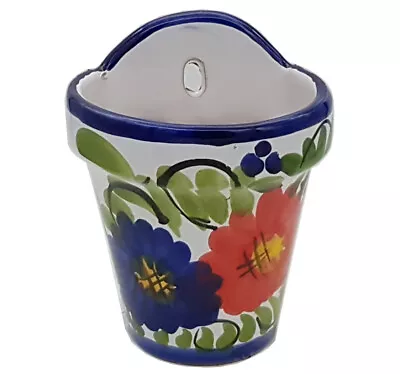 £13.99 • Buy Spanish Terracotta Wall Planter 17 Cm X 14 Cm Spanish Handmade Ceramic Pottery