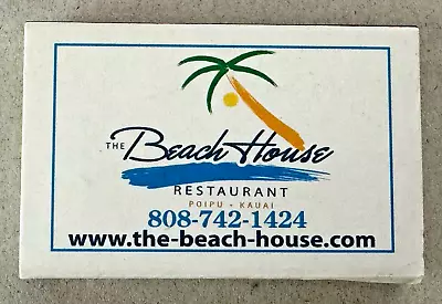 THE PLANTATION HOUSE / BEACH HOUSE Restaurant Maui Kauai Matchbox Match Box NEW • $12.95