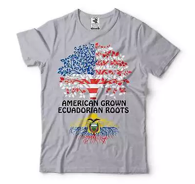 American Grown With Ecuadorian Roots Shirt Ecuador USA Shirt Ecuadorian Gifts • $16.33