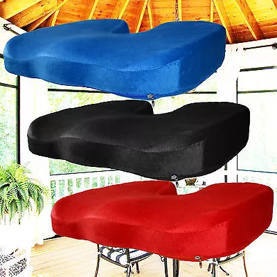 Memory Foam Coccyx Seat Pad Cushion Lumbar Relief Car Chair Wheelchair Comfort • $15.95