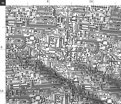 $18 • Buy Circuit Board Small Motherboard Computer Science Spoonflower Fabric By The Yard