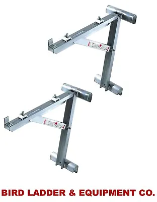 (1 Pair) WERNER AC10-20-02 Aluminum Long Body Ladder Jacks 20  Wide Plank • $149.99