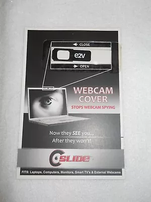 NIP ~ 1Pc Web Cam Shutter Cover FITS Laptop /Computer/ Monitor /Smart TV  • $1.48