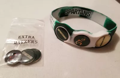 Wrist Skins Golf Ball Marker BraceletMichigan State SpartansMagnetSize Large • $8.49