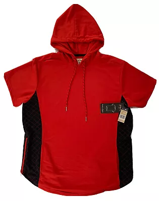 Respect Our Kingdom Short Sleeve Pullover Hoodie Shirt ROK109 Red Black M • $23