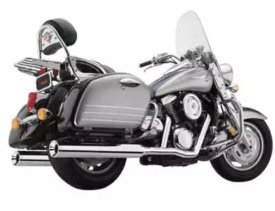 Cobra Chrome 4in Straight Cut Full Exhaust System Kawasaki Vulcan 1500 99-01 • $921.95