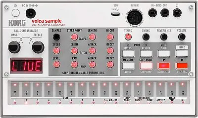 KORG Digital Sampler Volca Sample2 Synthesizer Battery Drive Headphones With Bu • $384.38