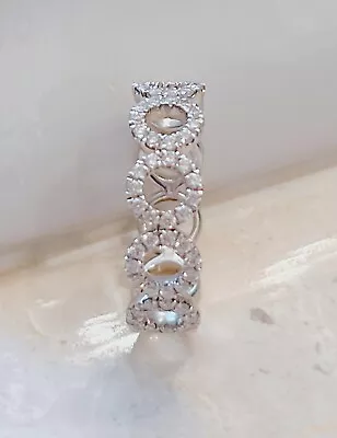 Gabriel & Co NY Diamond Stackable Band Ring Pre-owned Size 6 • $695