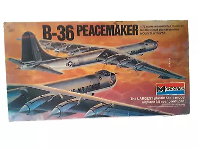 Vintage Monogram 1:72 B-52 Stratofortress No. PA215 Year 1968 Opened Box • $140